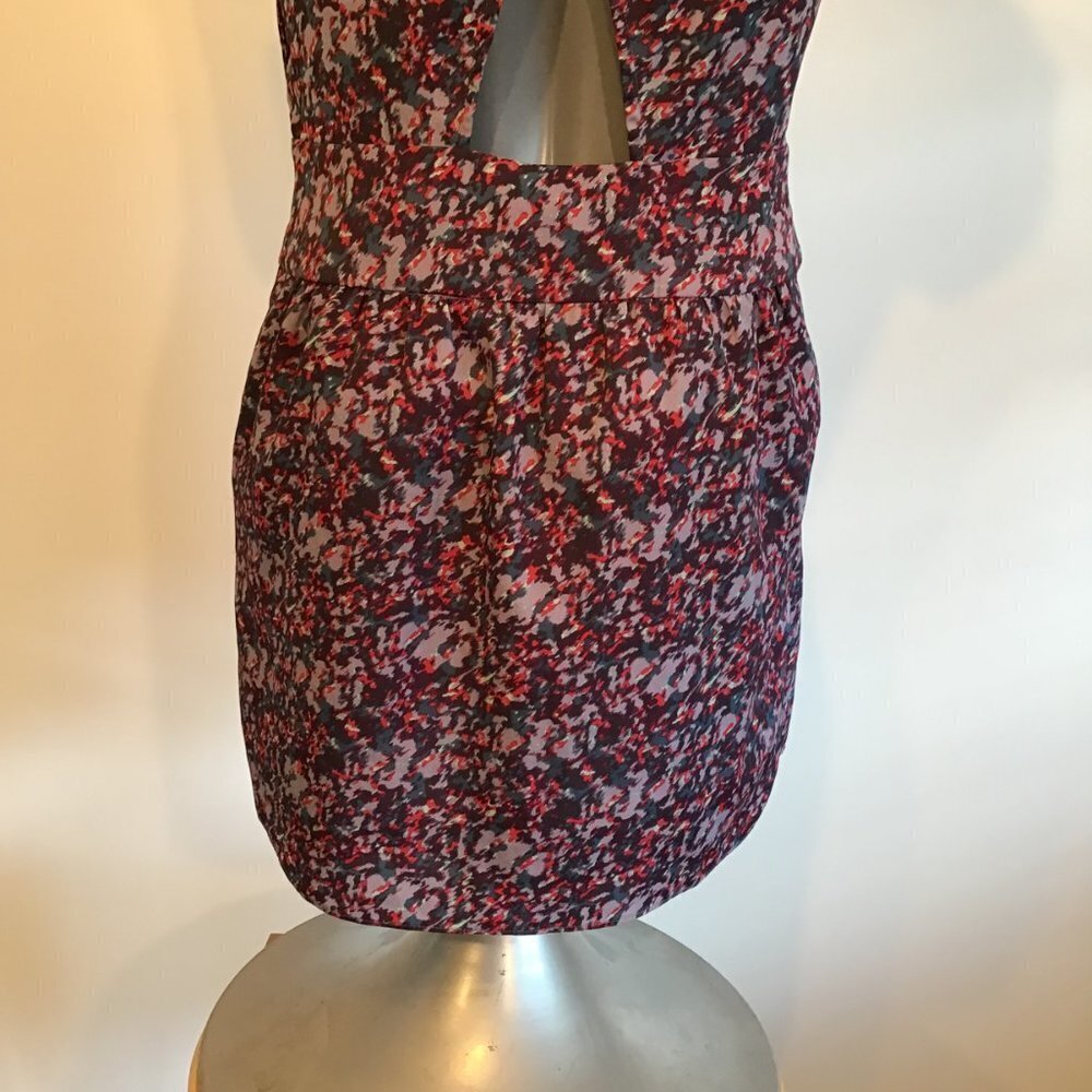 Bcbgeneration Ruffle Front Mini Dress Cloudy Sky … - image 7